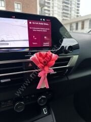 Arabaya Takılan Mini Buket Süsü – Pembe