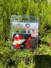 Kişiye Özel Love Flowers Siyah Lale Buketi