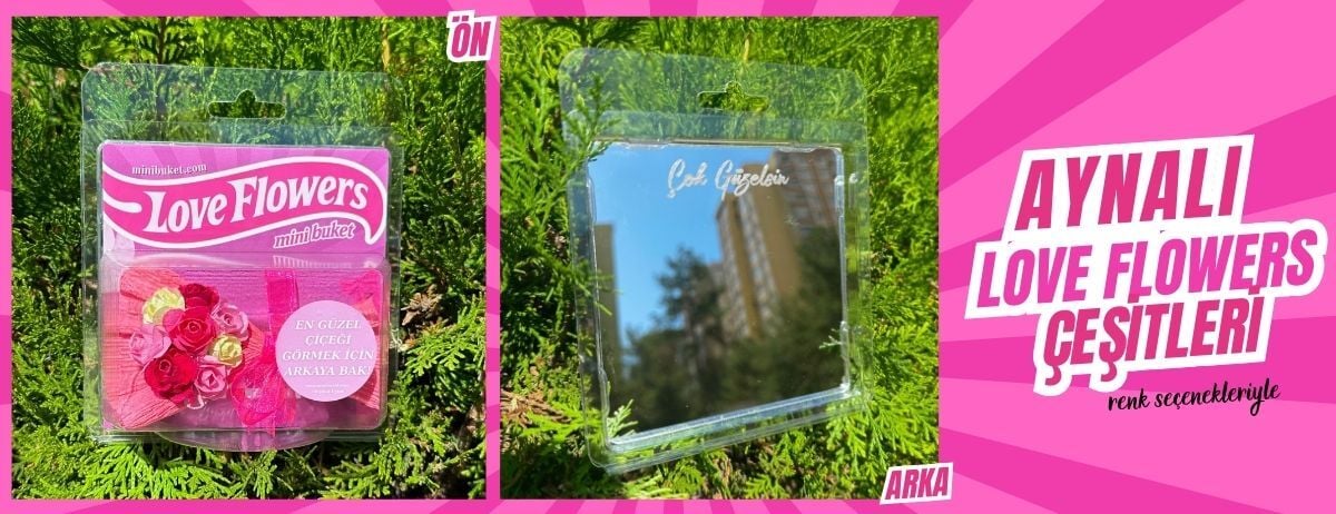 Aynalı Love Flowers
