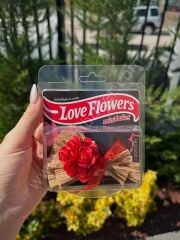 Kırmızı Love Flowers Çiçek Buketi