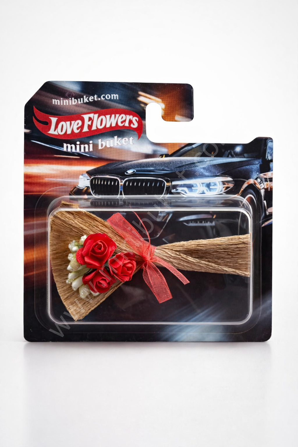 Aynalı Love Flowers Çiçek Buketi, Hot Flowers Arkasında Ayna Olsun - erkeklere özel