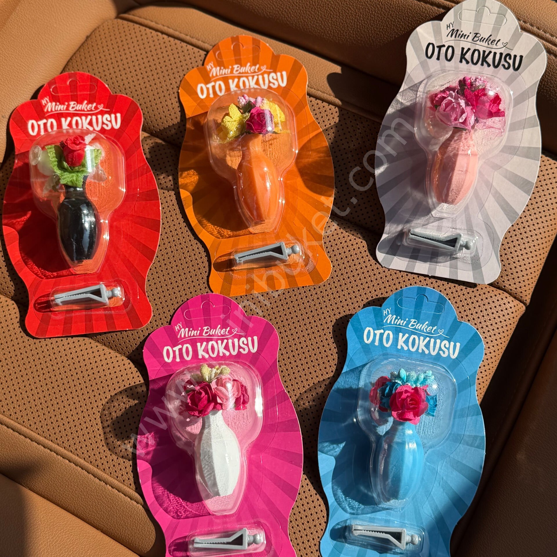 HY MiniBuket Vazo Oto Kokusu 50 adet Toptan