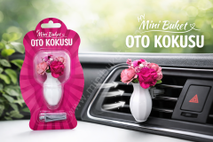 HY MiniBuket Vazo Oto Kokusu 50 adet Toptan